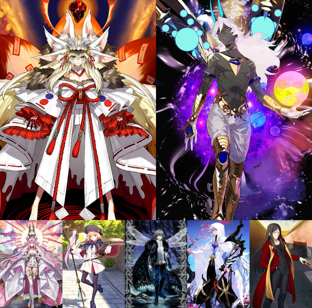 [JP] FGO Arjuna alter Castoria Koyanskaya Darkness Oberon +1000SQ Fate Grand Order endgame quartz account-Mobile Games Starter