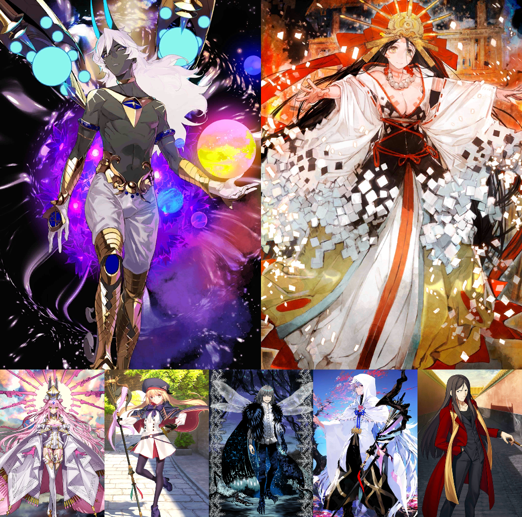 [JP] FGO Arjuna alter Himiko Castoria Koyanskaya Oberon + 1000SQ Fate Grand Order endgame quartz account-Mobile Games Starter