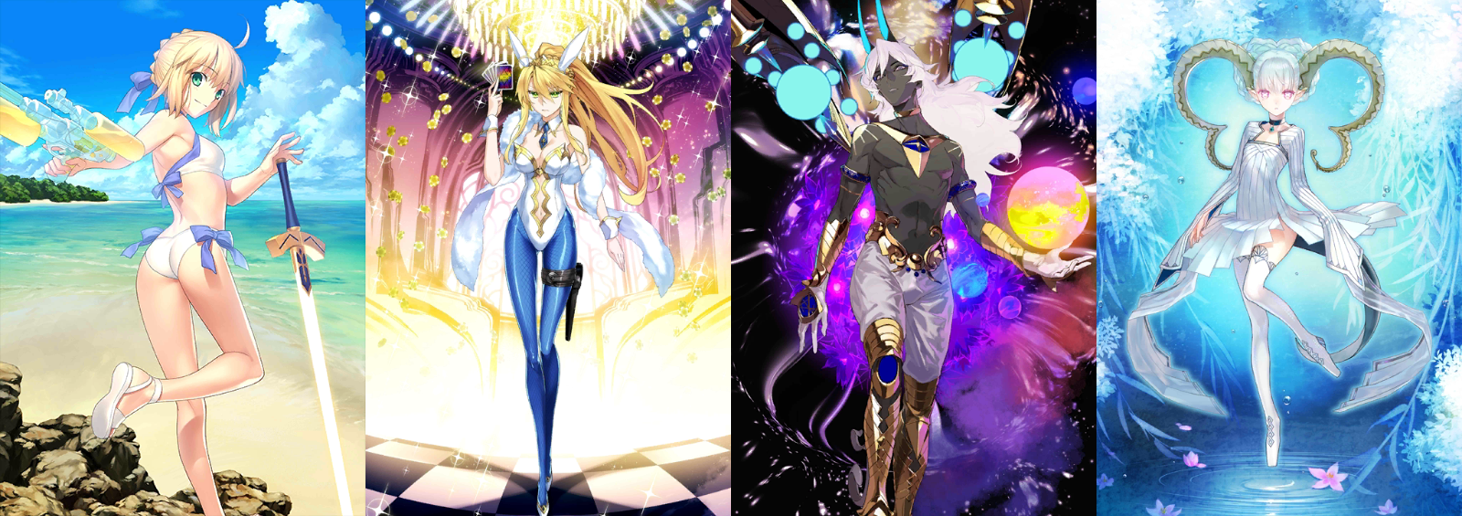 [JP] FGO Artoria archer ruler Arjuna alter Tiamat Larva + 800-1000SQ Fate Grand Order starter account-Mobile Games Starter