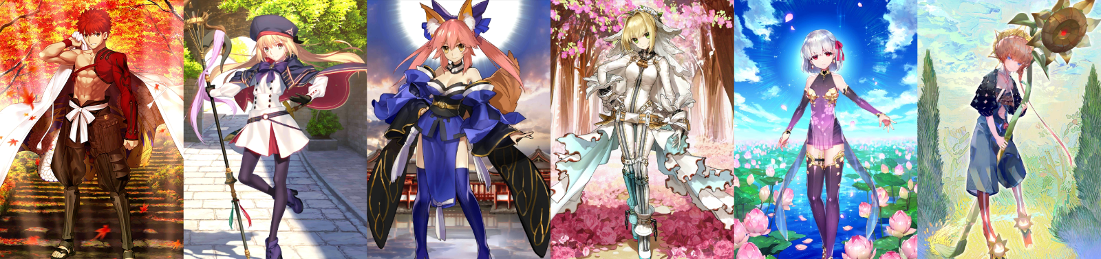 [JP] FGO Artoria Caster Castoria Muramasa Nero Tamamo Kama Van Gogh Fa ...