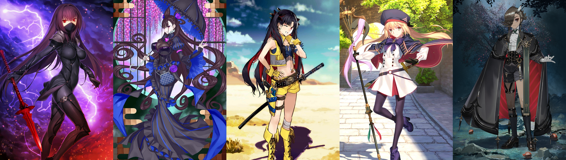 [JP] FGO Ascalaphus Artoria(caster) Scathach Murasaki Space Ishtar + 800-1000SQ Fate Grand Order starter account-Mobile Games Starter