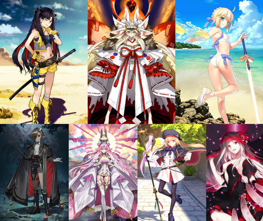 [JP] FGO Ascalaphus Space Ishtar Artoria Caster Castoria Archer Koyanskaya Darkness 3 Black Grail Fate Grand Order starter account-Mobile Games Starter