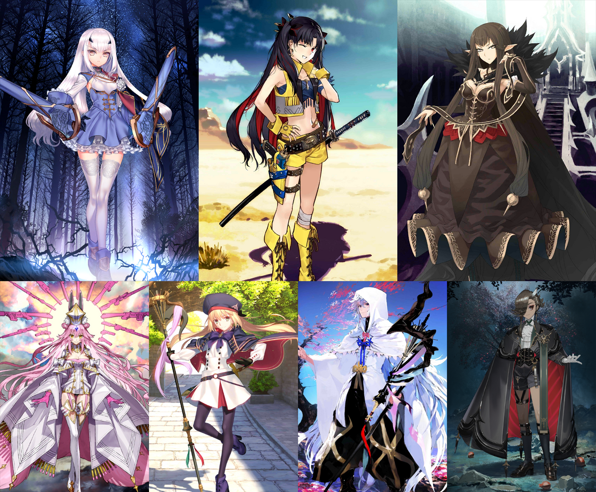 [JP] FGO Ascalaphus Space Ishtar Lancelot Semiramis Artoria Caster Castoria Koyanskaya Merlin Fate Grand Order starter account-Mobile Games Starter