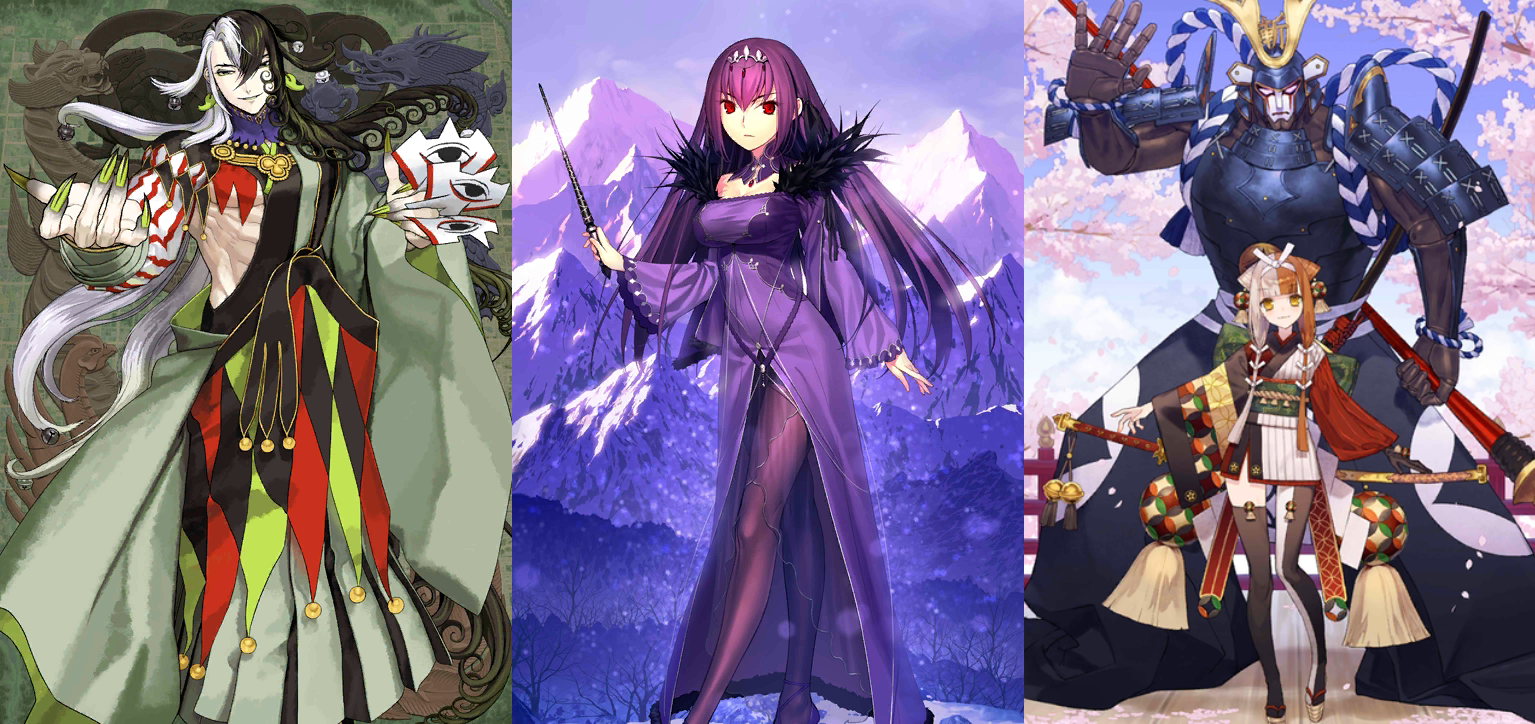 [JP] FGO Ashiya Doman Izumo no Okuni Skadi + 1000-1200SQ Fate Grand Order starter account-Mobile Games Starter