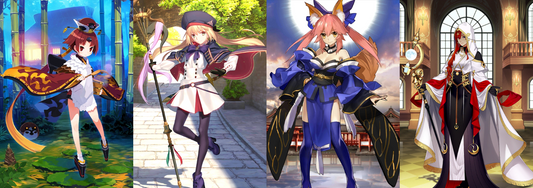 [JP] FGO Beni enma Artoria Caster Castoria Miss Crane Tamamo NP2 Fate Grand Order starter account-Mobile Games Starter