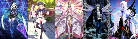 [JP] FGO Brynhildr + Artoria Caster Koyanskaya Oberon Merlin Fate Grand Order starter account-Mobile Games Starter