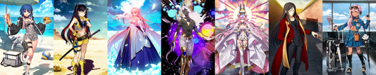 [JP] FGO Ciel Arcueid Koyanskaya Arjuna alter Space Ishtar Chloe Fate Grand Order starter account-Mobile Games Starter