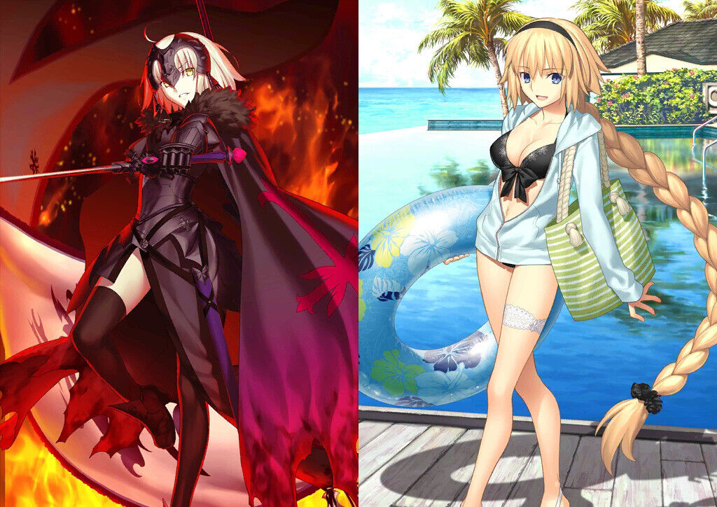 [JP] FGO double Jeanne(archer+alter) +2500-3000SQ Fate Grand Order endgame quartz account-Mobile Games Starter