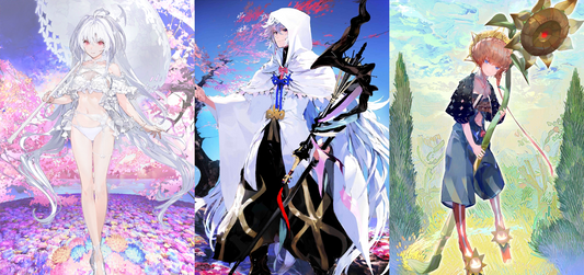 [JP] FGO double Merlin / Prototype Lady Avalon Van Gogh + 700~800SQ Fate Grand Order starter account-Mobile Games Starter