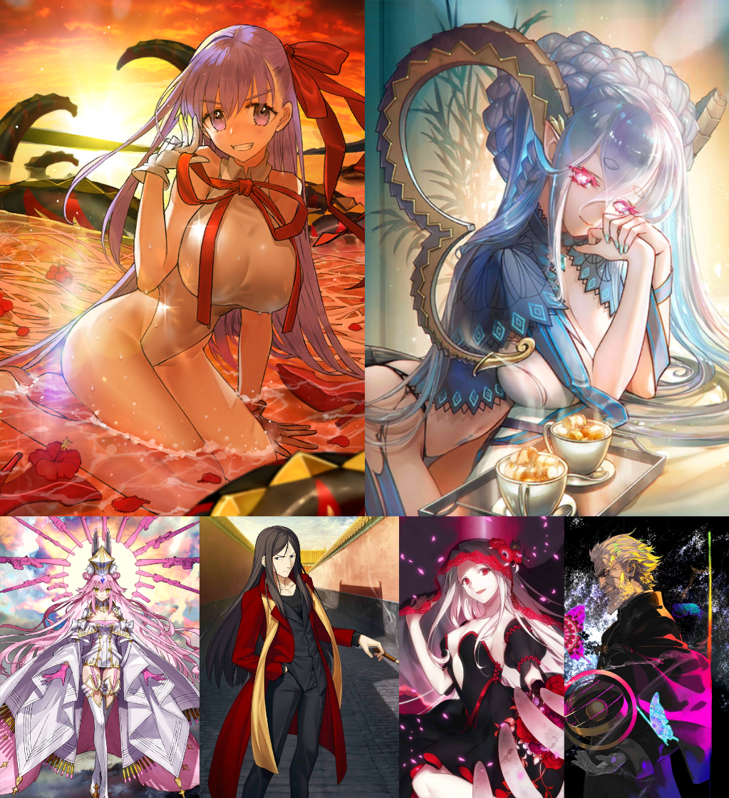 [JP] FGO double NP5 BB NP5 Tiamat Larva NP2 Koyanskaya + 400-500SQ 4-5x5* Fate Grand Order endgame account-Mobile Games Starter