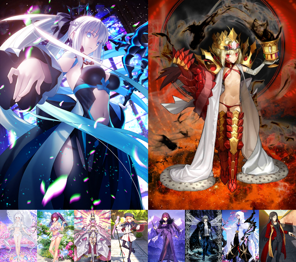 [JP] FGO double NP5 Fairy Knight Lancelot Melusine NP5 Muramasa+Castoria Rasputin Draco Fate Grand Order endgame account-Mobile Games Starter