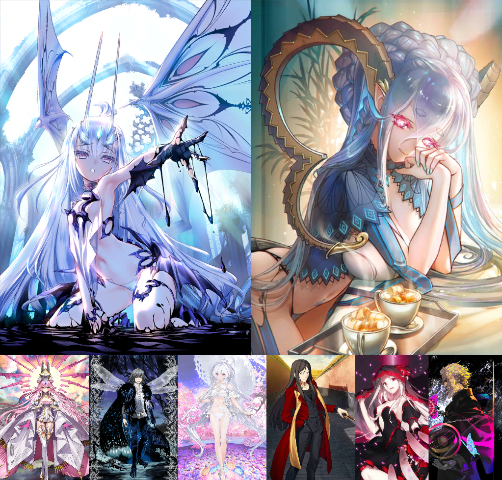 [JP] FGO double NP5 Fairy Knight Lancelot Melusine NP5 Tiamat Larva + Koyanskaya Oberon Fate Grand Order endgame account-Mobile Games Starter