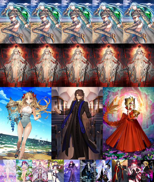 [JP] FGO double NP5 Kukulkan NP5 Durga /Kali+Draco Eresh Koyanskaya Castoria Skadi Lady Avalon Fate Grand Order endgame account-Mobile Games Starter