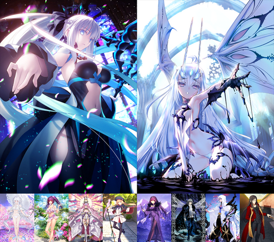 [JP] FGO double NP5 Morgan NP5 Fairy Knight Lancelot Melusine +Koyanskaya Castoria Fate Grand Order endgame account-Mobile Games Starter