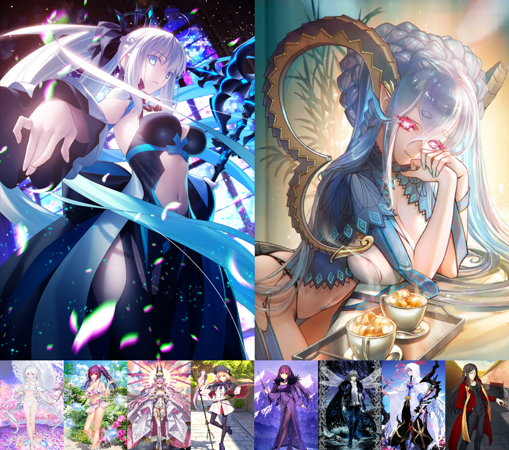 [JP] FGO double NP5 Morgan NP5 Tiamat Larva + Koyanskaya Castoria Skadi Fate Grand Order endgame account-Mobile Games Starter