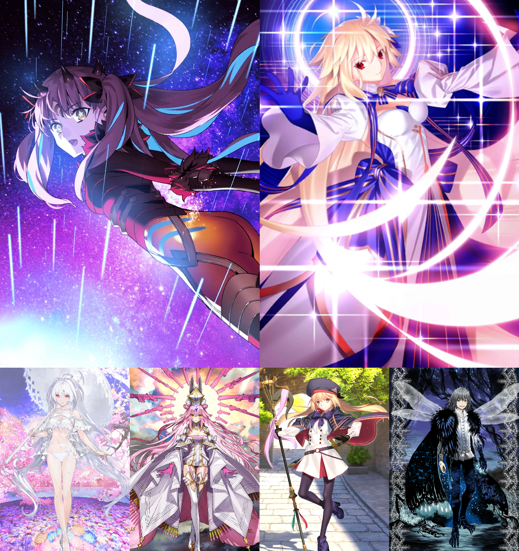 [JP] FGO double NP5 Space Ishtar NP5 Arcueid + Koyanskaya Castoria Lady Avalon Fate Grand Order endgame account-Mobile Games Starter