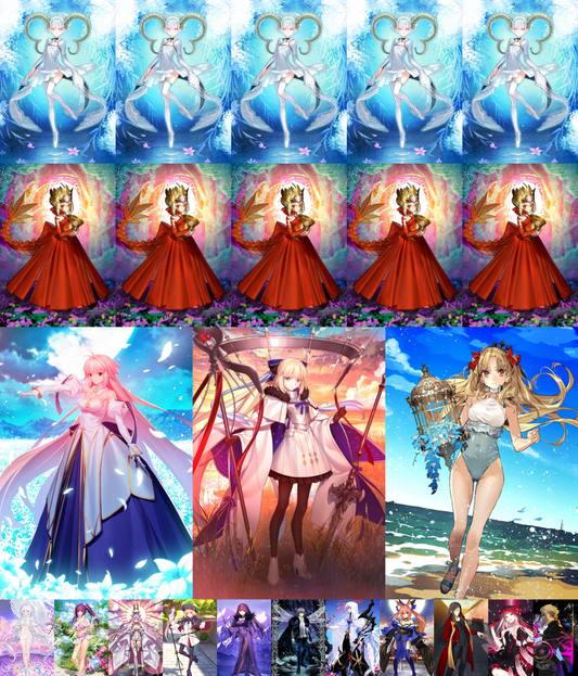 [JP] FGO double NP5 Tiamat Larva NP5 Draco +Space Ereshkigal Arcueid Tonelico Aesc the Savior Koyanskaya Castoria Skadi Fate Grand Order endgame account-Mobile Games Starter