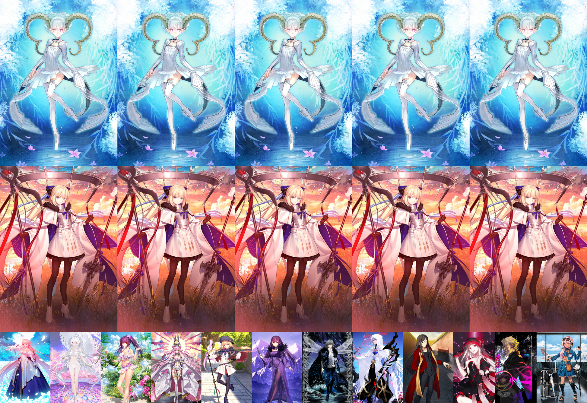 [JP] FGO double NP5 Tonelico + NP5 Tiamat +Koyanskaya Castoria Oberon++ Fate Grand Order endgame account-Mobile Games Starter