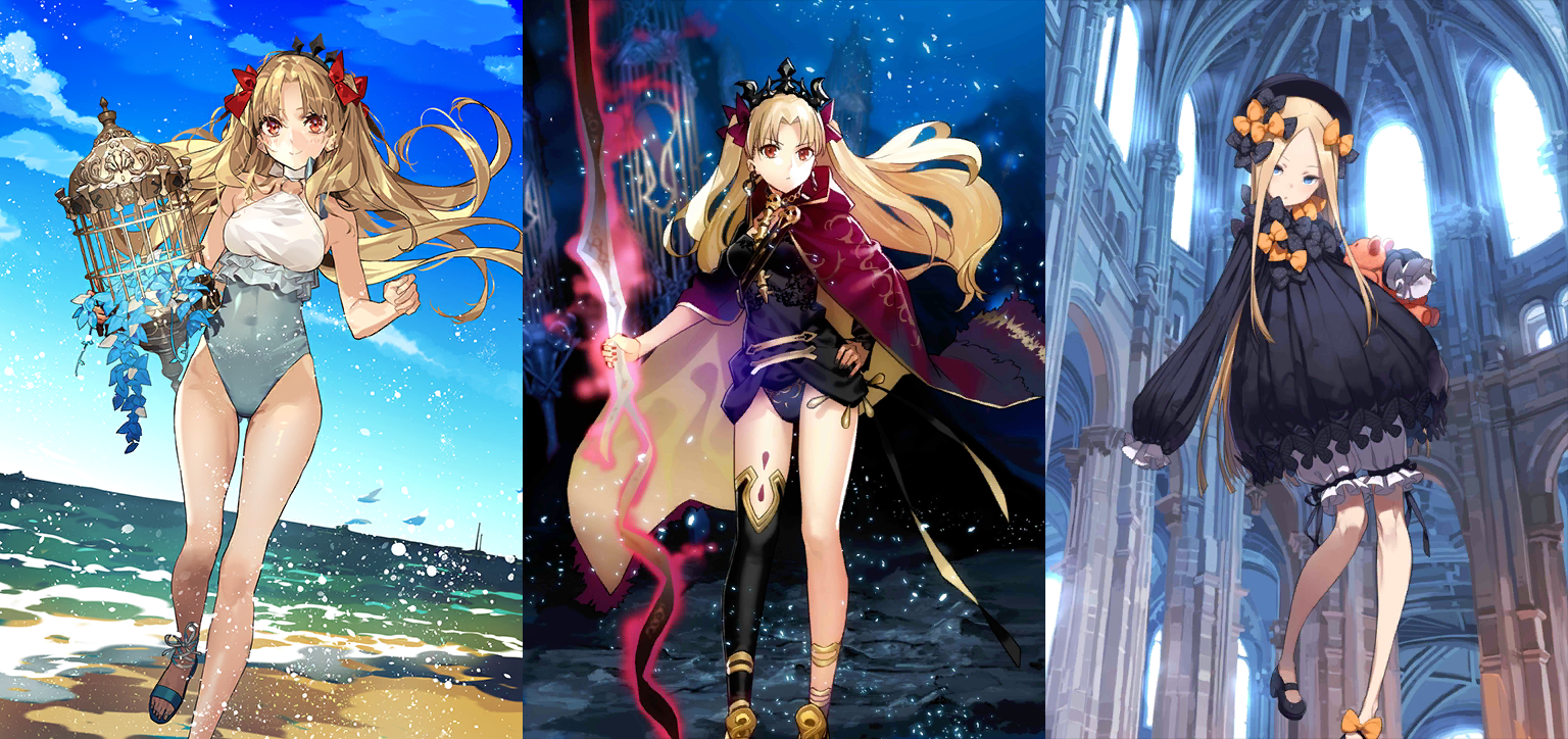 [JP] FGO double Space Ereshkigal + Lancer + Abigail Fate Grand Order starter account-Mobile Games Starter