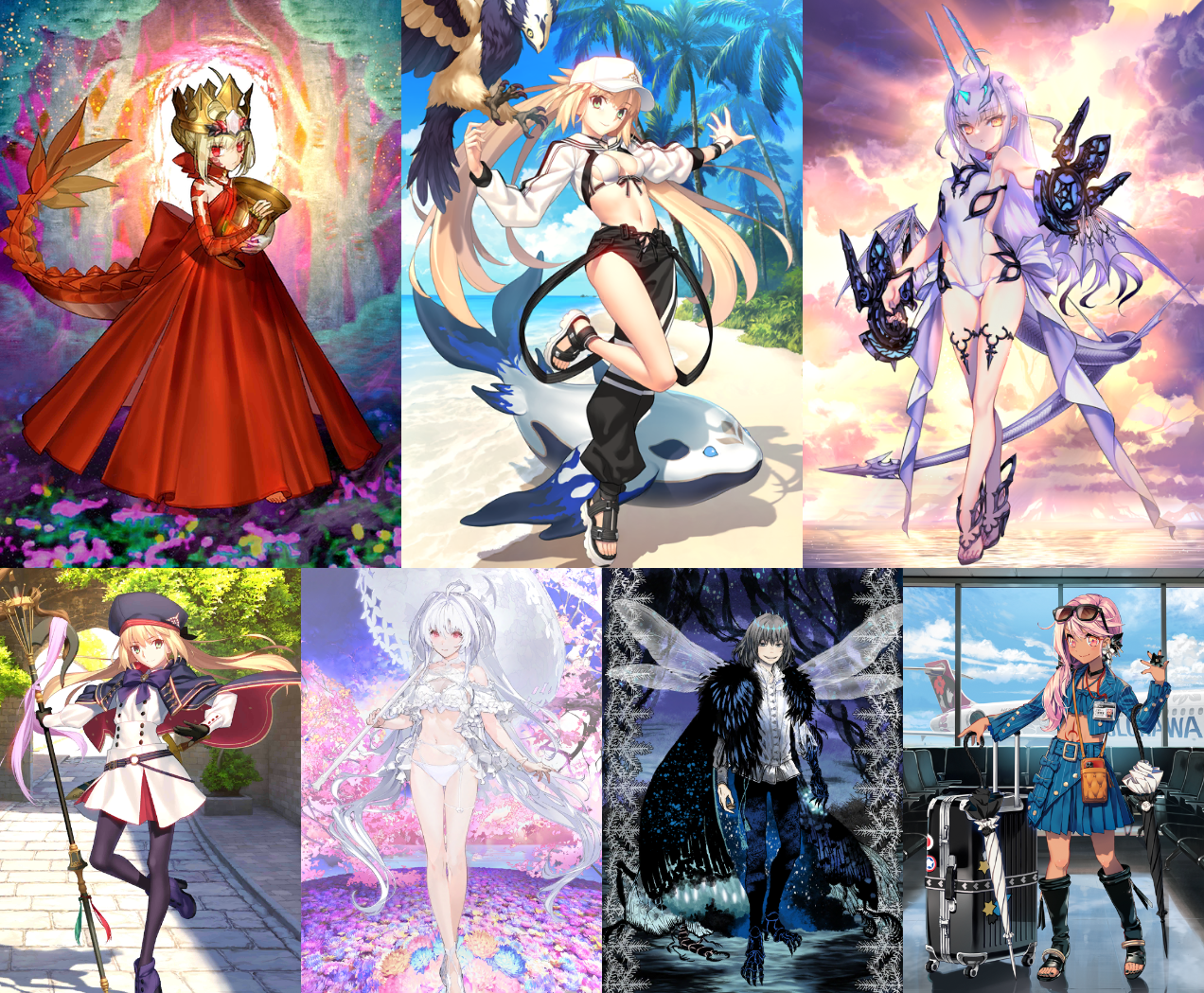[JP] FGO Draco Artoria Caster Castoria Lady Avalon Oberon Melusine Fat ...