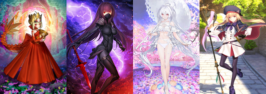 [JP] FGO Draco + Artoria Caster Lady Avalon Scathach +1000-1200SQ Fate Grand Order starter account-Mobile Games Starter