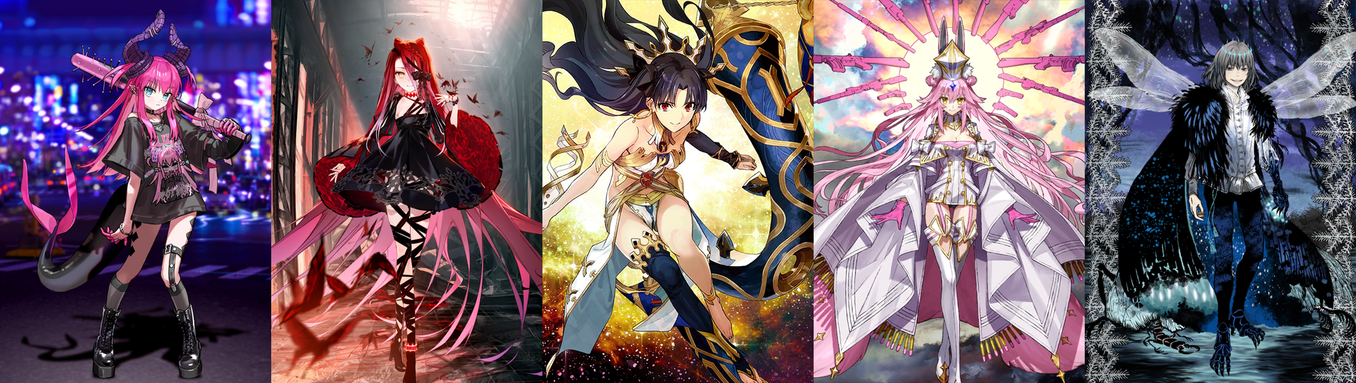 [JP] FGO Elizabeth Typhon Ishtar + Koyanskaya Oberon Fate Grand Order starter account-Mobile Games Starter