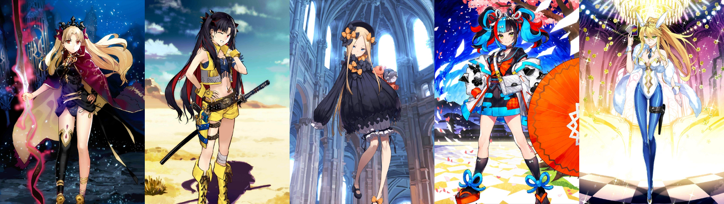 [JP] FGO Ereshkigal Space Ishtar Abigail Artoria ruler Sei Fate Grand Order starter account-Mobile Games Starter