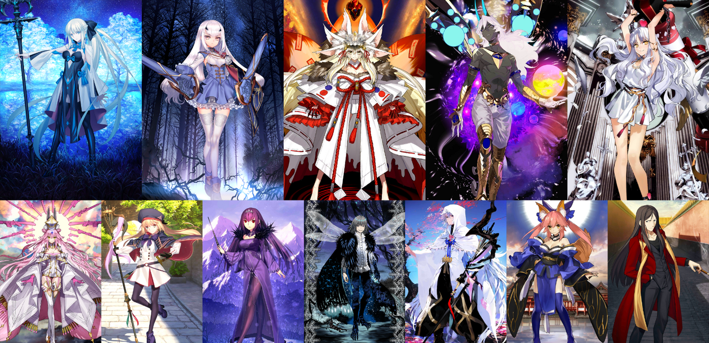 [JP] FGO Fairy Knight Lancelot Melusine Arjuna Caren Castoria Koyanskaya Morgan Skadi Fate Grand Order endgame account-Mobile Games Starter