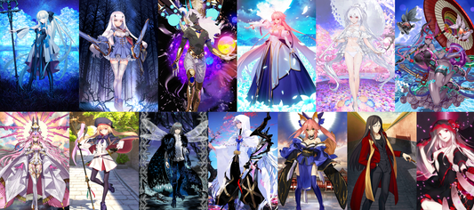 [JP] FGO Fairy Knight Lancelot Melusine Arjuna Morgan Arcueid Ibuki Castoria Koyanskaya Lady Avalon Fate Grand Order endgame account-Mobile Games Starter