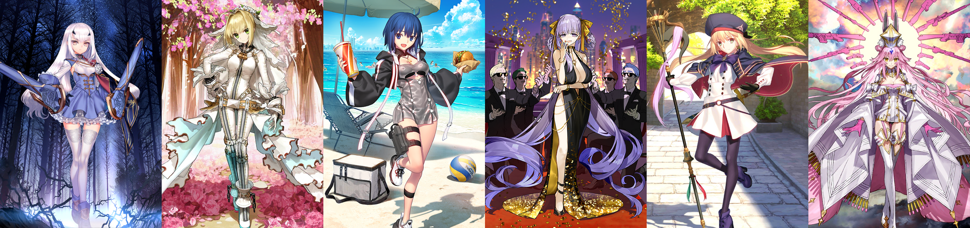 [JP] FGO Fairy Knight Lancelot Melusine BB Dubai Ciel Koyanskaya Artoria Caster Castoria Nero Bride Fate Grand Order starter account-Mobile Games Starter