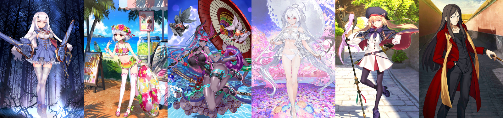 [JP] FGO Fairy Knight Lancelot Melusine Castoria Ibuki Lady Avalon Kama + 2000SQ Fate Grand Order endgame quartz account-Mobile Games Starter