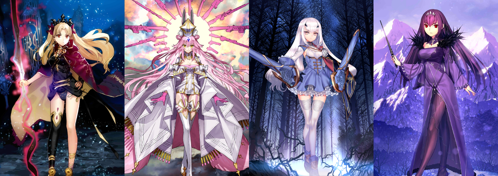 [JP] FGO Fairy Knight Lancelot Melusine Ereshkigal Koyanskaya Skadi Fate Grand Order starter account-Mobile Games Starter