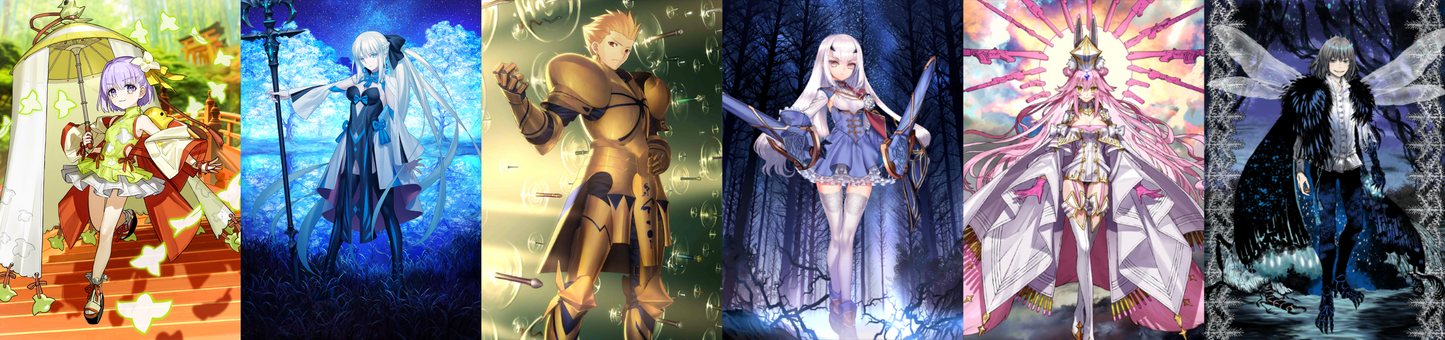 [JP] FGO Fairy Knight Lancelot Melusine Gilgamesh Morgan Kazuradrop Koyanskaya Oberon Fate Grand Order starter account-Mobile Games Starter