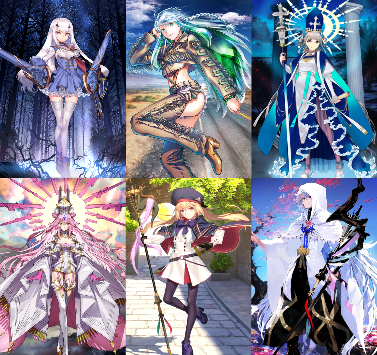 [JP] FGO Fairy Knight Lancelot Melusine Kukulkan Pope Johanna Koyanskaya Castoria +2000SQ Fate Grand Order endgame quartz account-Mobile Games Starter