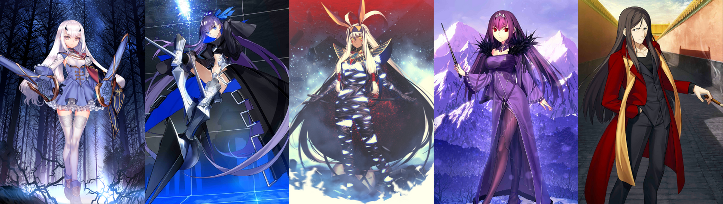 [JP] FGO Fairy Knight Lancelot Melusine Meltlilith/Meltryllis Skadi Nitocris + 1000-1200SQ Fate Grand Order endgame quartz account-Mobile Games Starter