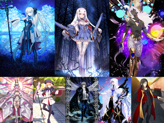 [JP] FGO Fairy Knight Lancelot Melusine Morgan Arjuna alter Koyanskaya Castoria Oberon Fate Grand Order endgame account-Mobile Games Starter