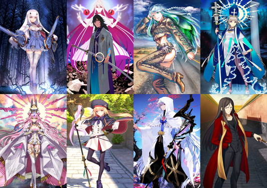 [JP] FGO Fairy Knight Lancelot Melusine Ryoma Kukulkan Johanna Koyanskaya Castoria + 2000SQ Fate Grand Order endgame quartz account-Mobile Games Starter