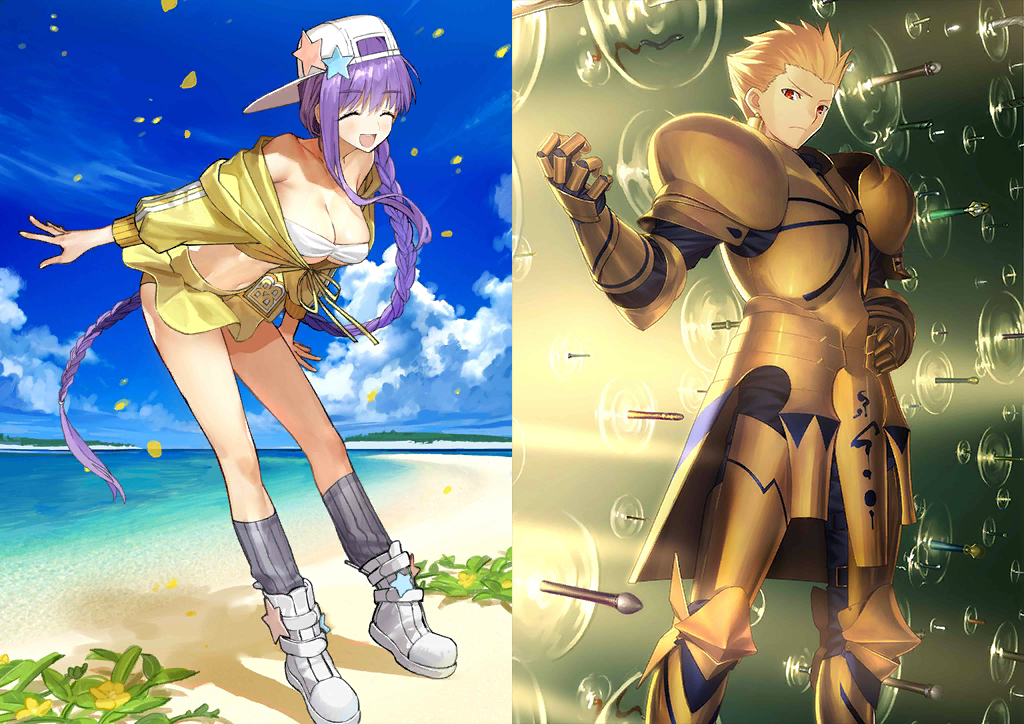 [JP] FGO Gilgamesh + BB + 1600-2000SQ Fate Grand Order endgame quartz account-Mobile Games Starter