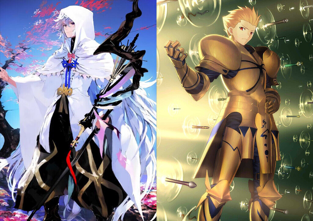 [JP] FGO Gilgamesh Merlin + 1000-1200SQ/0-60tickets Fate Grand Order endgame quartz account-Mobile Games Starter