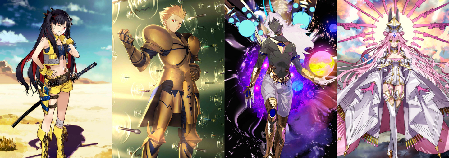 [JP] FGO Gilgamesh Space Ishtar Arjuna alter Koyanskaya Fate Grand Order starter account-Mobile Games Starter