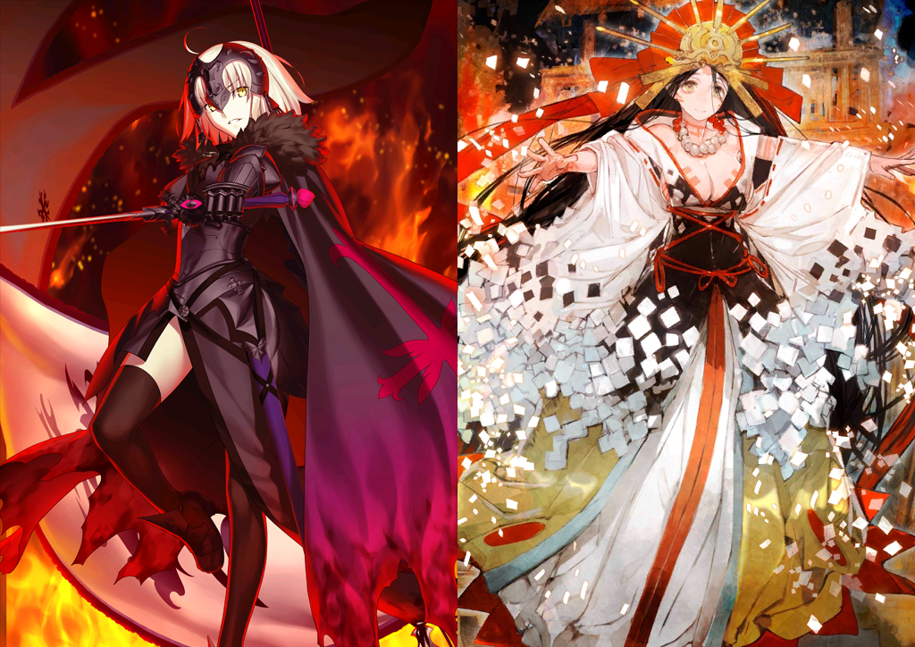 [JP] FGO Himiko + Jeanne(alter) + 1000-1200SQ Fate Grand Order endgame quartz account-Mobile Games Starter