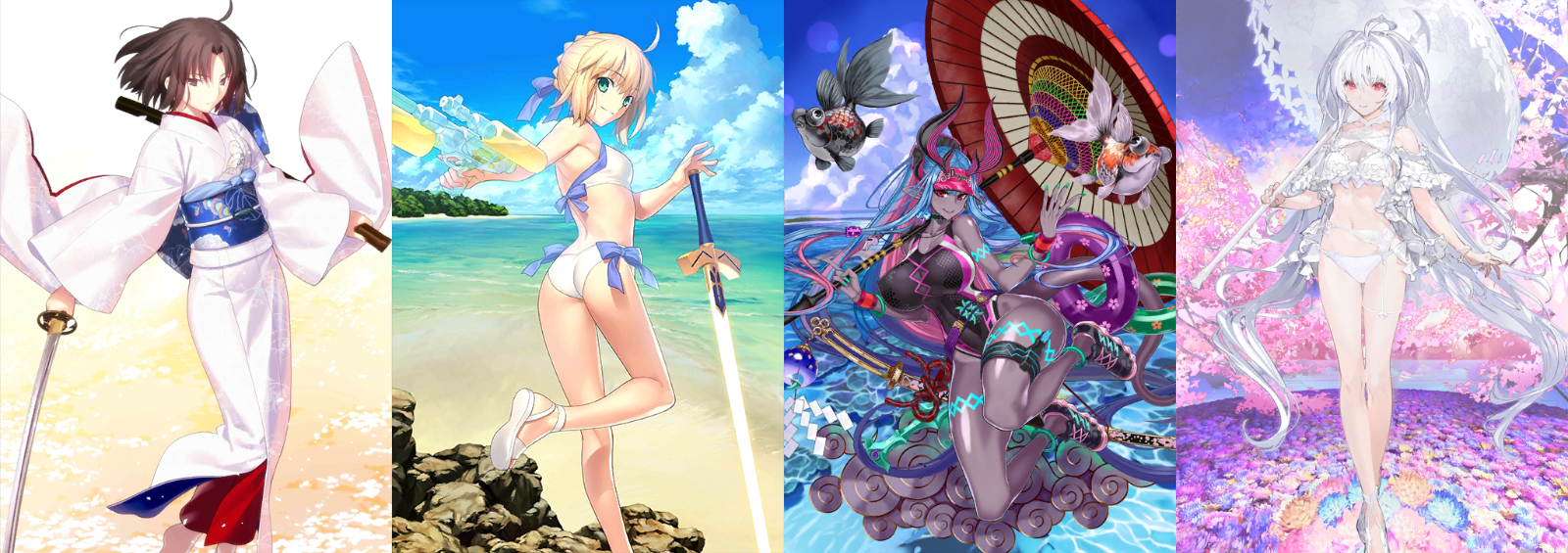 [JP] FGO Ibuki berserker Shiki Lady Avalon Artoria archer Fate Grand Order starter account-Mobile Games Starter