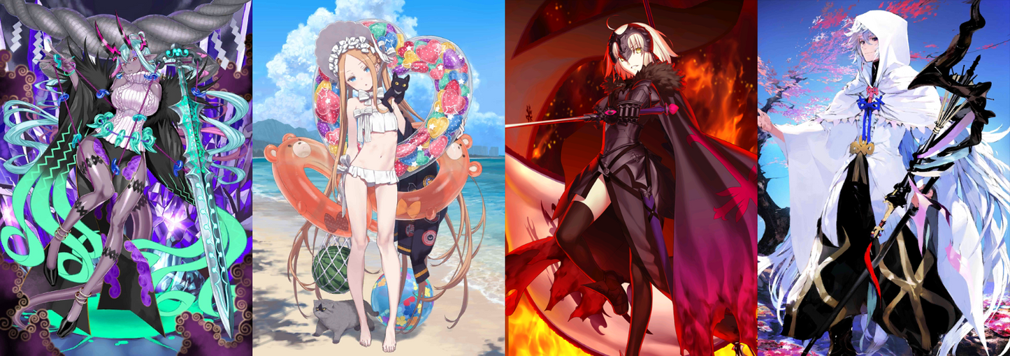 [JP] FGO Ibuki Douji Merlin Jeanne alter Abigail +1000-1200SQ Fate Grand Order endgame quartz account-Mobile Games Starter