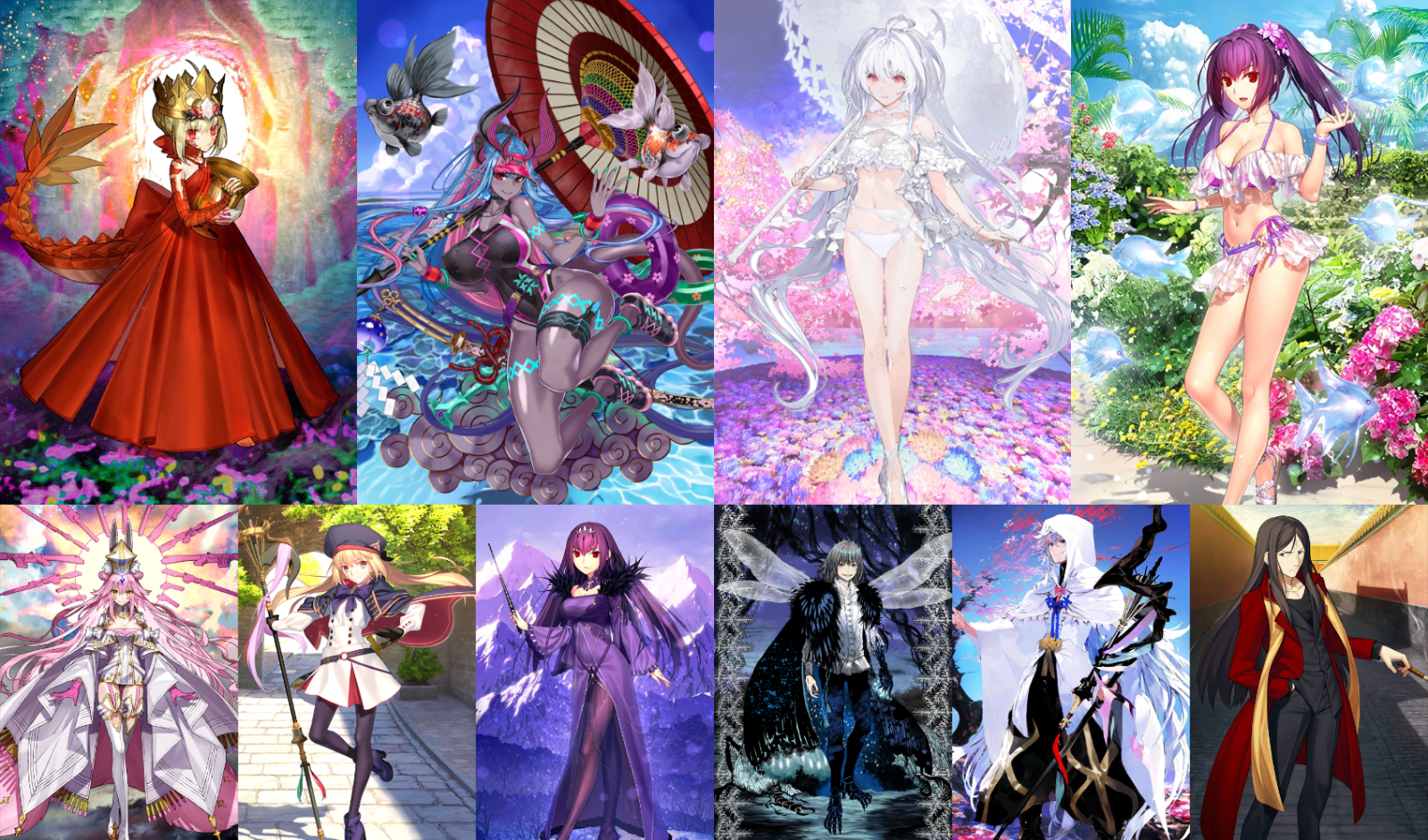 [JP] FGO Ibuki Draco Lady Avalon Koyanskaya Castoria Skadi + 1000SQ Fate Grand Order endgame quartz account-Mobile Games Starter