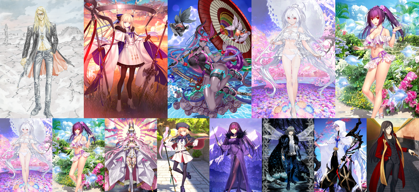 [JP] FGO Ibuki Tezcatlipoca Tonelico Aesc the Savior Koyanskaya Castoria +1000SQ Fate Grand Order endgame quartz account-Mobile Games Starter