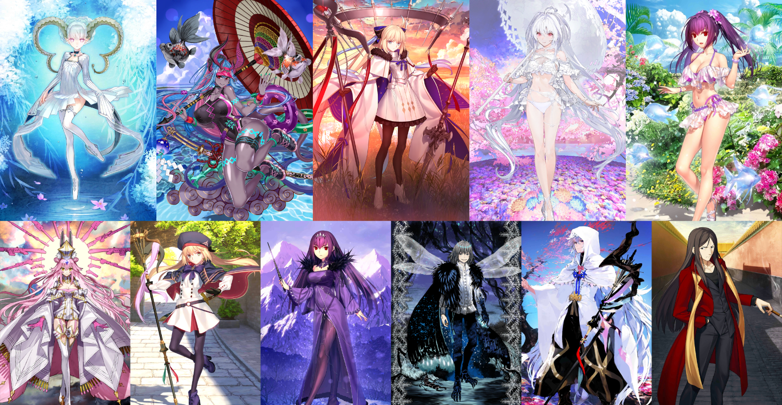 [JP] FGO Ibuki Tiamat Larva Tonelico Aesc the Savior Koyanskaya Castoria Skadi +1000SQ Fate Grand Order endgame quartz account-Mobile Games Starter