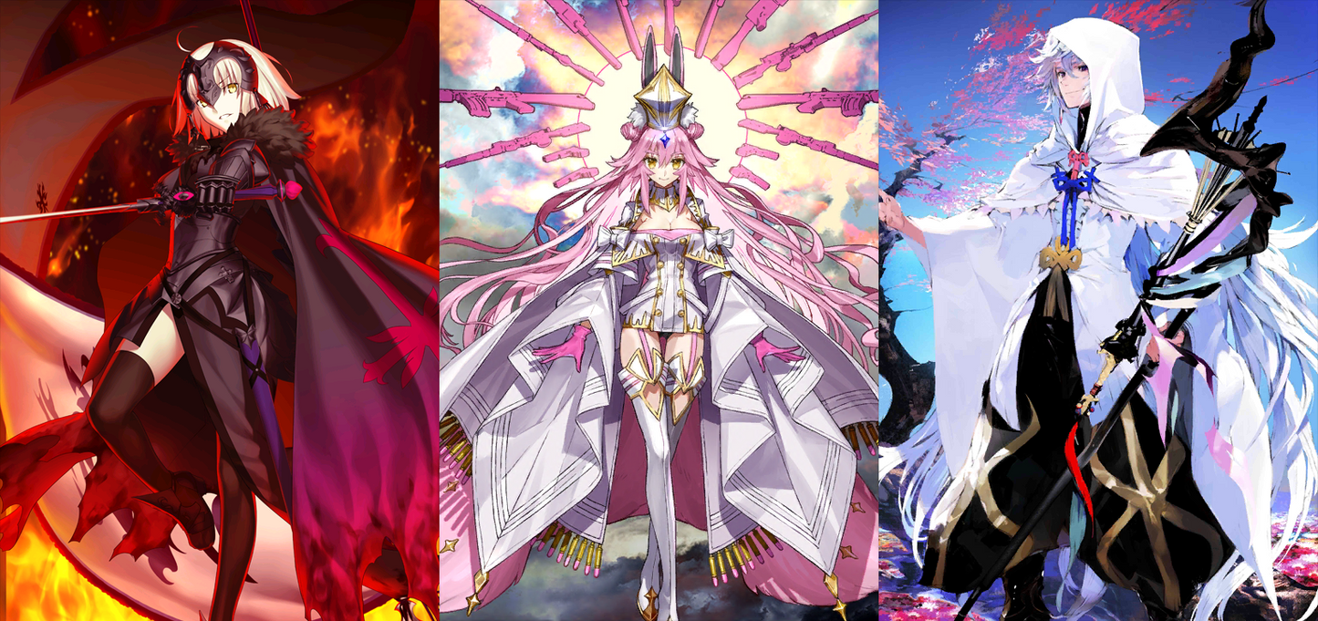 [JP] FGO Jeanne Merlin Koyanskaya + 1700-2000SQ Fate Grand Order endgame quartz account-Mobile Games Starter