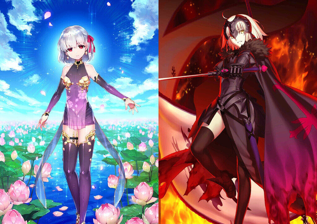 [JP] FGO Kama + Jeanne(alter) + 1000-1200SQ Fate Grand Order endgame quartz account-Mobile Games Starter