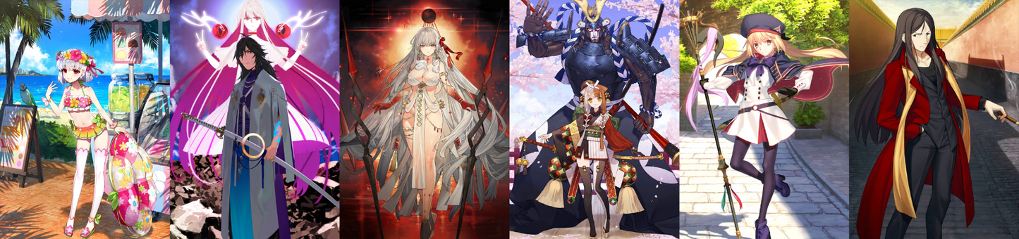 [JP] FGO Kama(Avenger) Castoria Ryoma Okuni Durga /Kali + 2000-2200SQ Fate Grand Order endgame quartz account-Mobile Games Starter