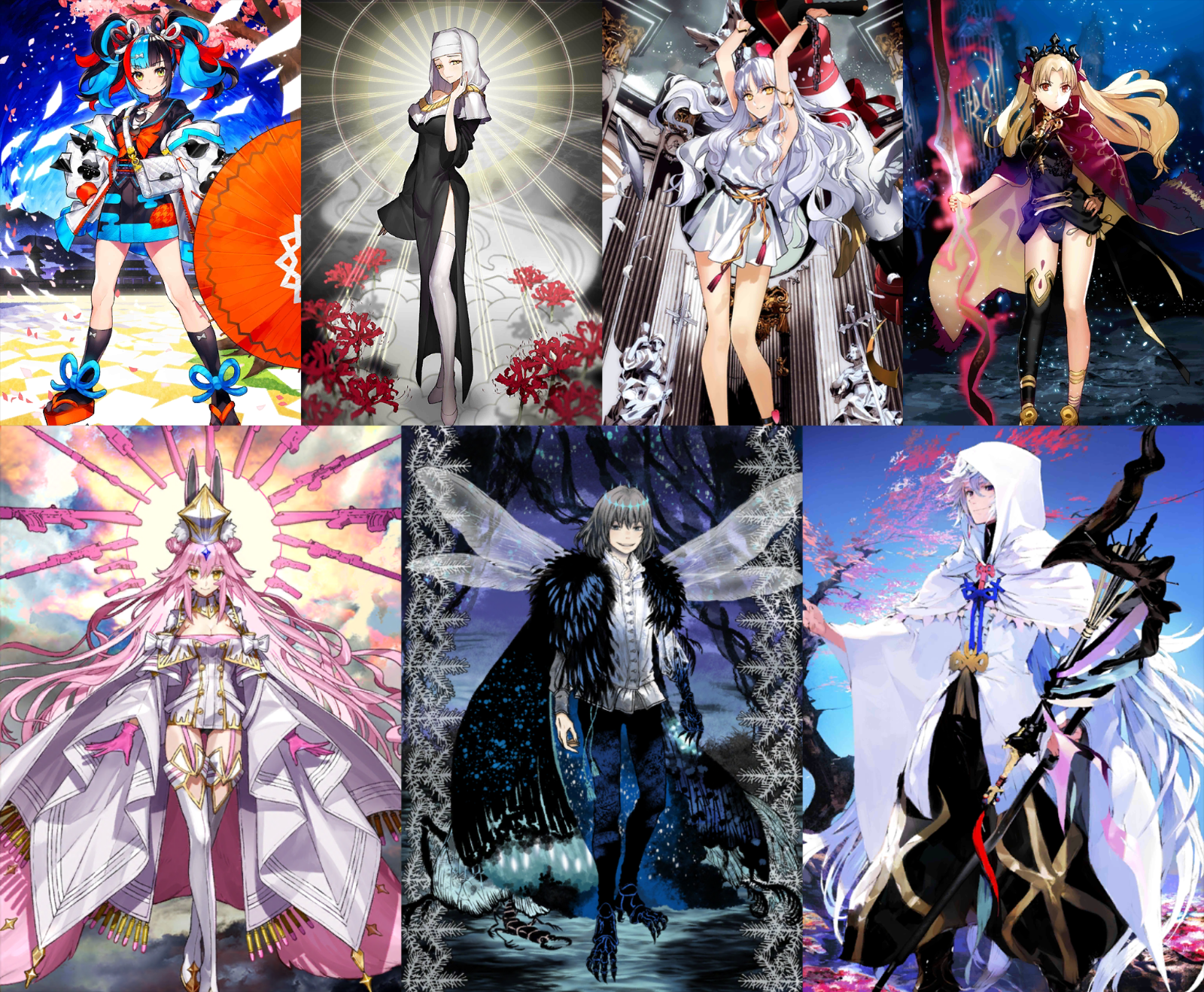 [JP] FGO Koyanskaya Oberon Merlin Ereshkigal Sei Caren Kiara Fate Grand Order starter account-Mobile Games Starter